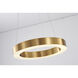Canada LED 16 inch Gold LED Chandelier Ceiling Light